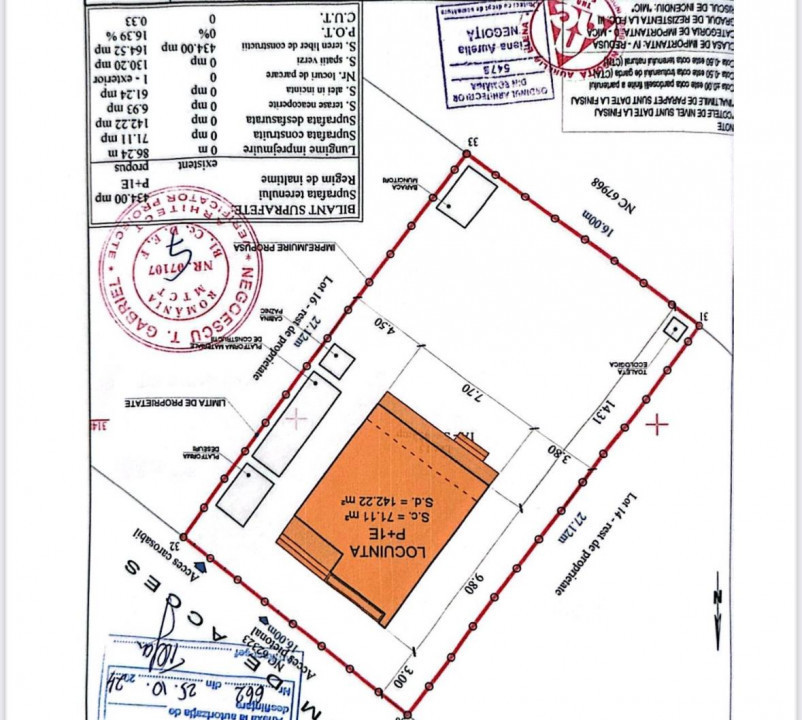 Casă individuală P+1, teren 434 mp, 4 camere