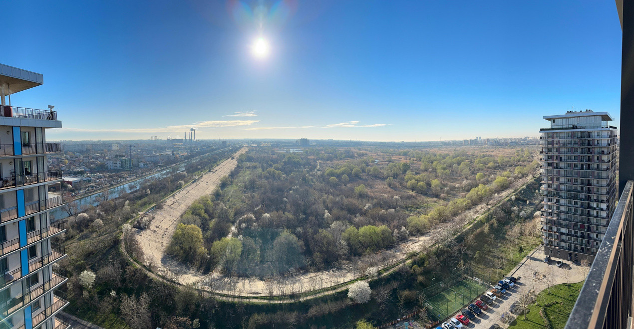 Apartament Asmita Gardens, Panoramă Delta Vacaresti, Parcare subterana